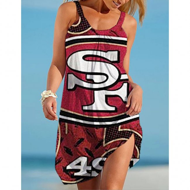 San Francisco 49ers Large Women's Dress With Sling