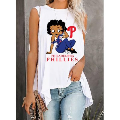 PHILADELPHIAPHILLIES Printing Woman Vest T-shirt