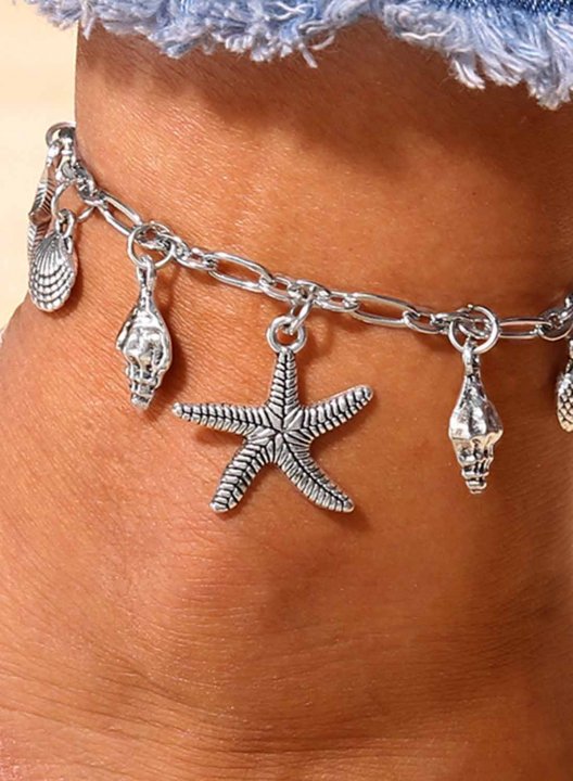 Women's Anklets Starfish Turtle Pendant Anklet