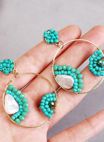 Women's Earrings Multicolor Acrylic Boho Stylish Casual Earrings