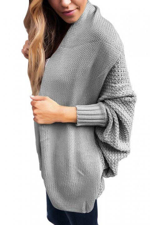 Women's Cardigans Chunky Knit Open Front Dolman Cardigan