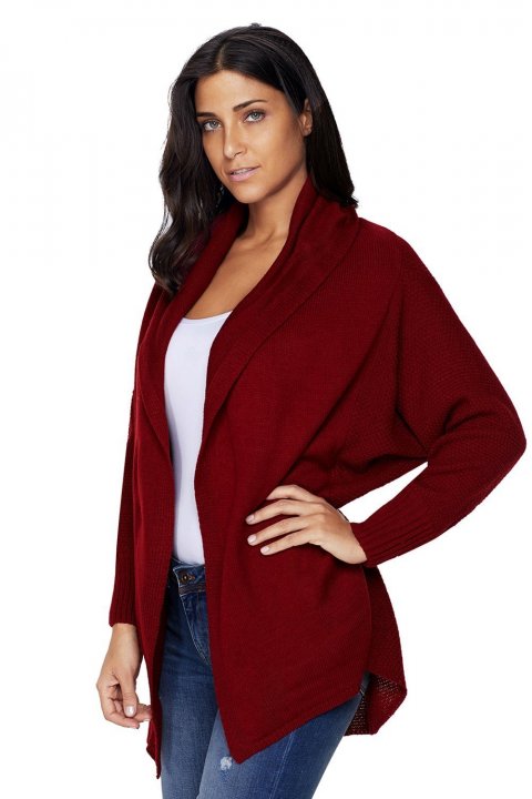 Women's Cardigans Chunky Knit Open Front Dolman Cardigan