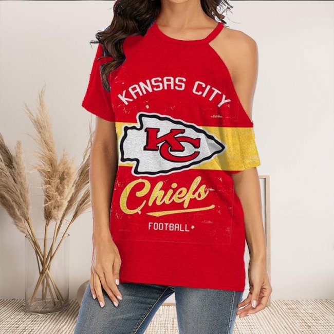 KANSAS CITY CHIEFS Fans Should Support Off-The-Shoulder Top T-Shirt