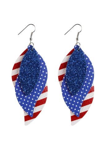 Women's Earrings American Flag Alloy Earrings