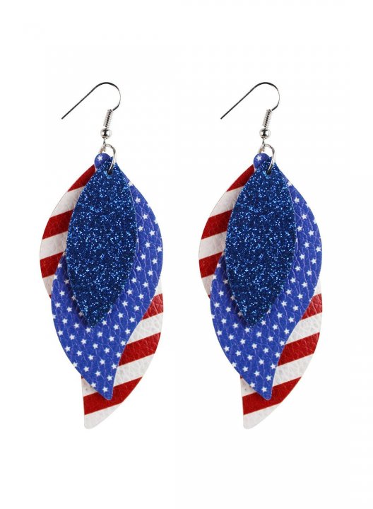 Women's Earrings American Flag Alloy Earrings