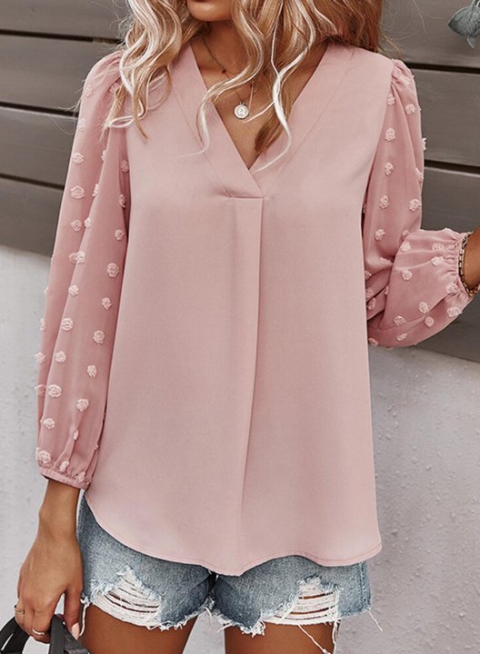 Women's Blouses Solid Blouses