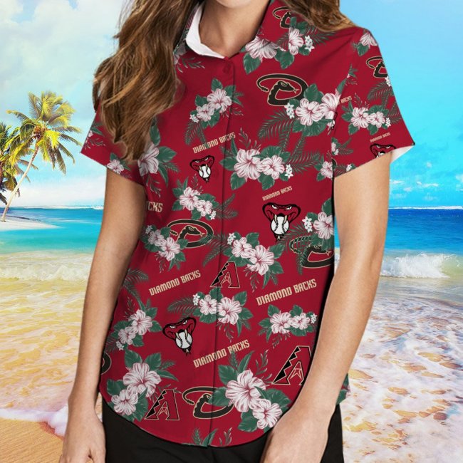 Team Aloha Hawaiian Shirts Flower Summer Shirt For Baseball Lovers