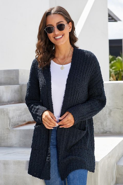 Women's Cardigans Creamy Pebble Beach Textured Cardigan