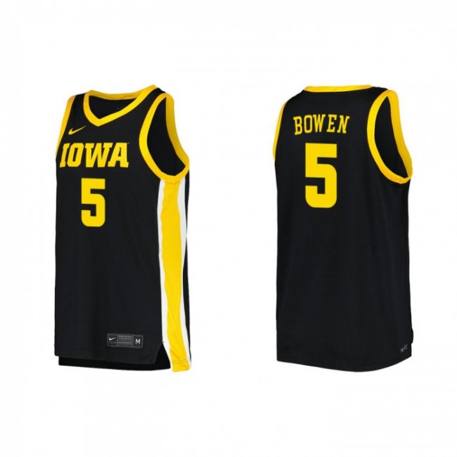 Dasonte Bowen Iowa Hawkeyes Replica Jersey Black