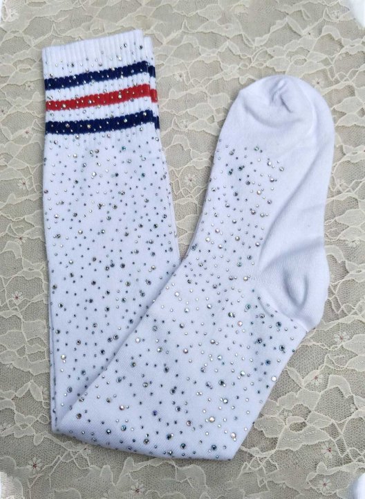 Women's Socks Cotton Striped Solid Socks