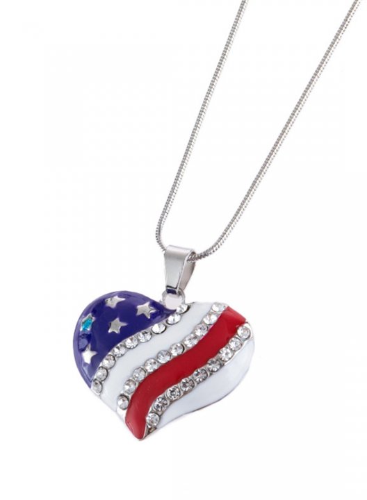 Women's Necklaces Texas Independence Day Flag Stylish Casual Necklace