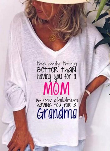Only Thing Better Than Having You as My mom is My Children Having You as Their Grandma Women T-Shirt Gift for Mothers's Day