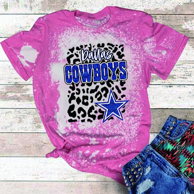 Short Sleeves Round Cowboys Chiefs T-Shirt