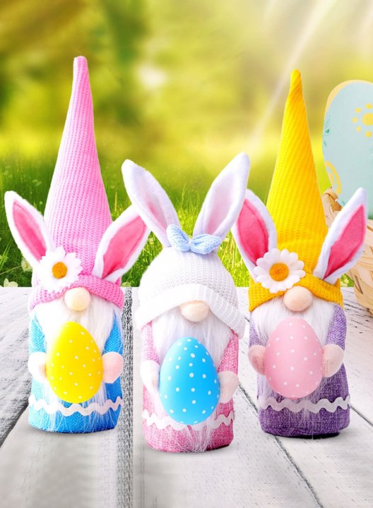 Easter Day Rabbit Doll Cute Home Decor