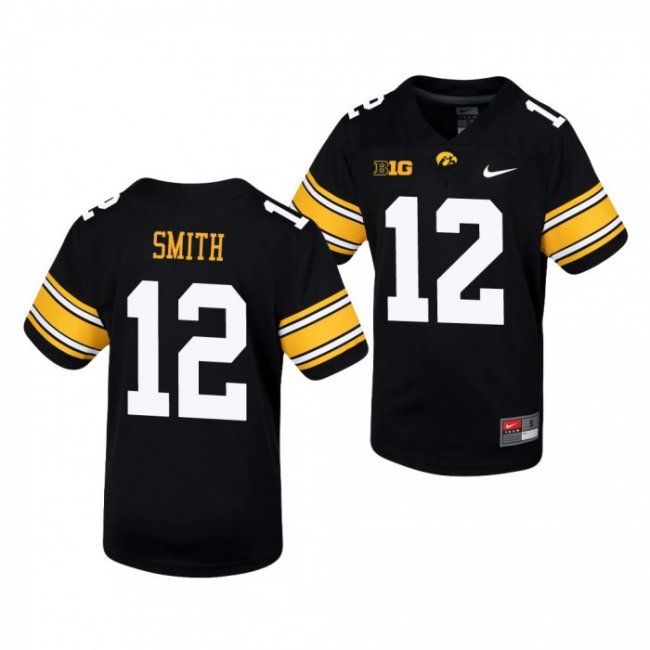 Iowa Hawkeyes Brandon Smith Black Untouchable Football Jersey