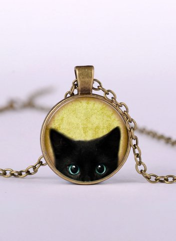 Women's Necklaces Cat Pattern Alloy Daily Necklace