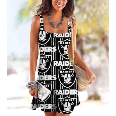 Oakland Raiders Women's sling casual dress