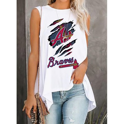 AtlantaBraves Printing Woman Vest T-shirt