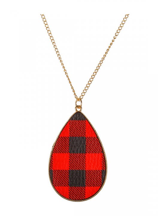 Women's Necklaces Plaid Stylish Daily Casual Necklace