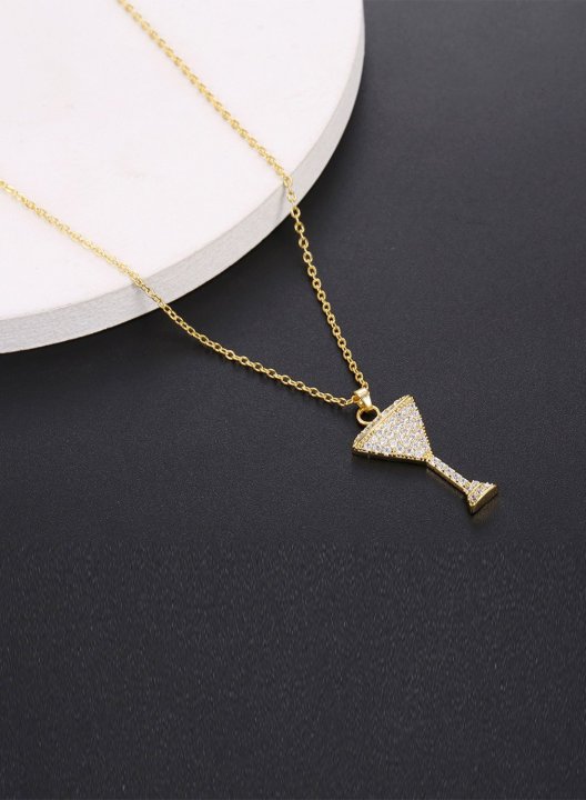 Women's Necklaces Color Block Metal Necklaces