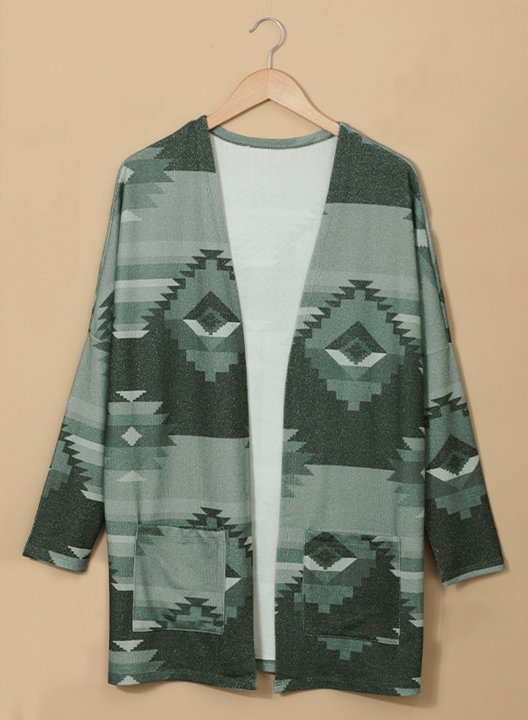 Ethnic Pattern Spring And Autumn Casual Outerwear