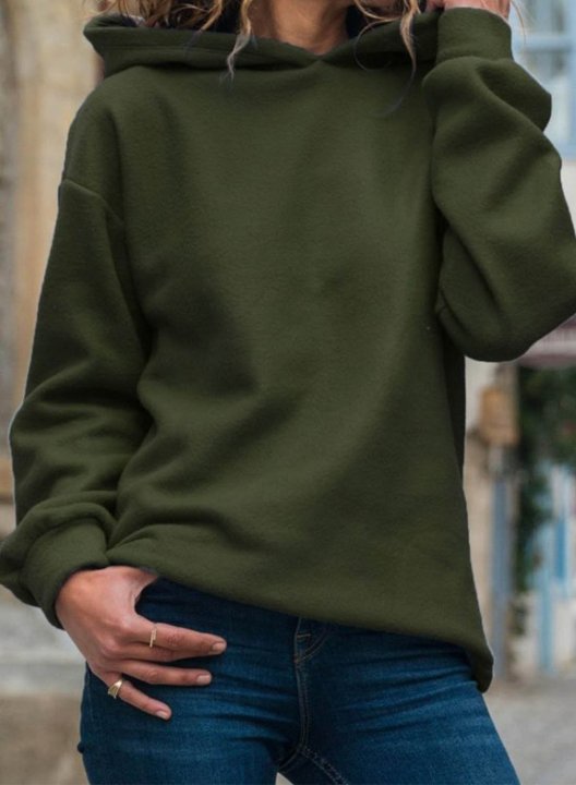 Loose Hooded Pullover Fashion Sweater