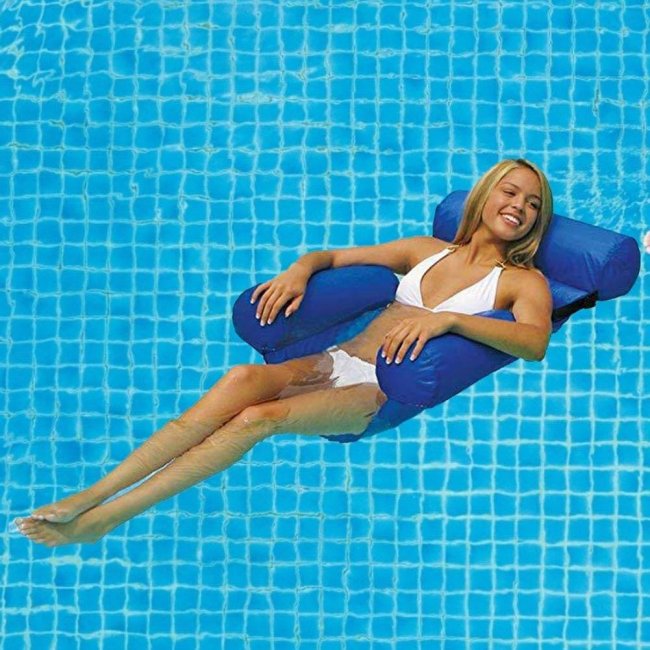 Water Floaties For Adults, Inflatable Swimming Pool Float Lounge