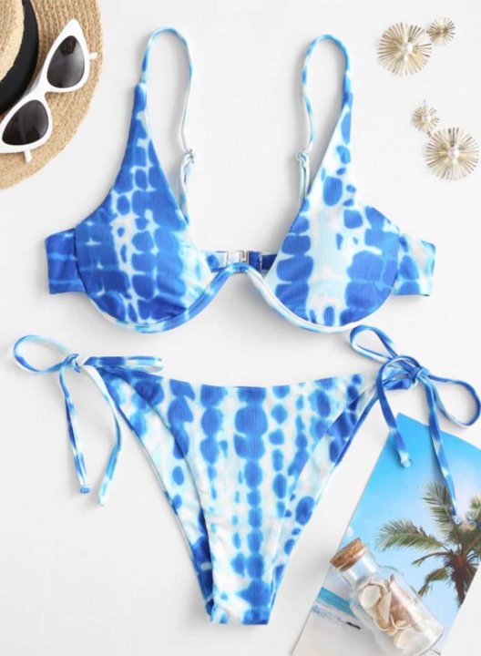 Women's Bikinis Tiedye Bikini Bathing Suits