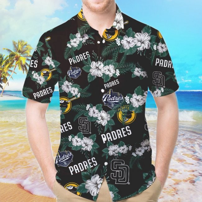 Team Aloha Hawaiian Shirts Flower Summer Shirt For Baseball Lovers