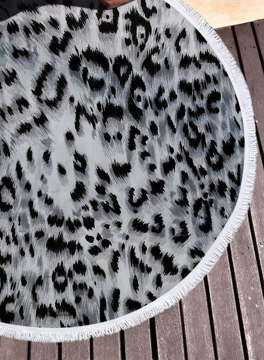 Adult's Bath Towels Leopard Absorbent Beach Bath Towel