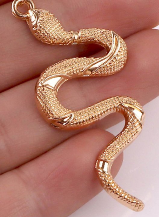 Women's Necklaces Snake-shaped Solid Stylish Daily Necklace