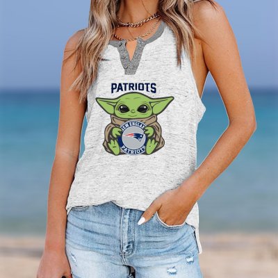 NEW ENGLAND PATRIOTS Should Support Yoda V- Neck Pocket Button Vests