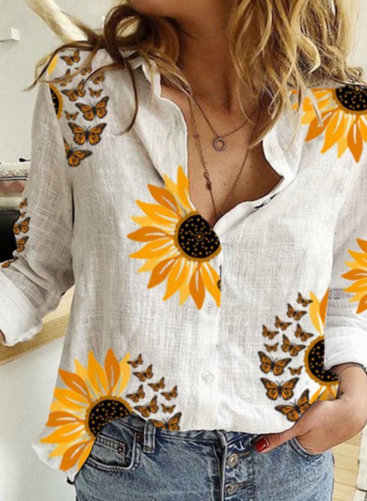 Women's Blouses Floral Blouses