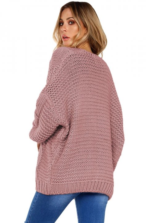 Women's Cardigans Chunky Wide Long Sleeve Knit Cardigan