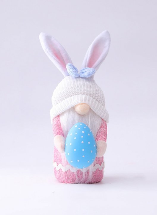 Easter Day Rabbit Doll Cute Home Decor