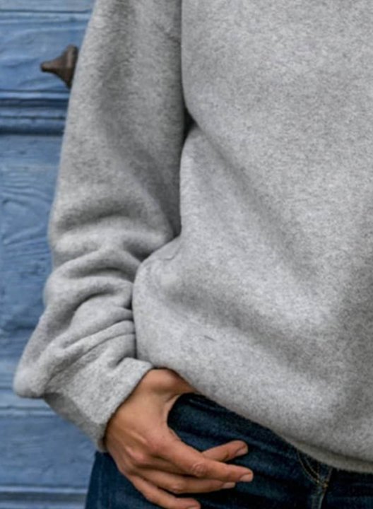 Loose Hooded Pullover Fashion Sweater