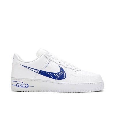 Nike Air Force 1 Low Sketch White Blue CW7581-100
