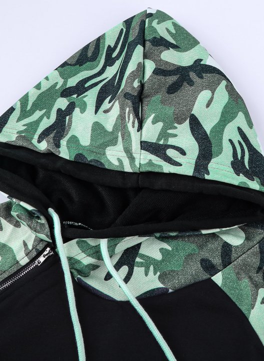 DoubleHood™ Sweatshirt - Army Vibes