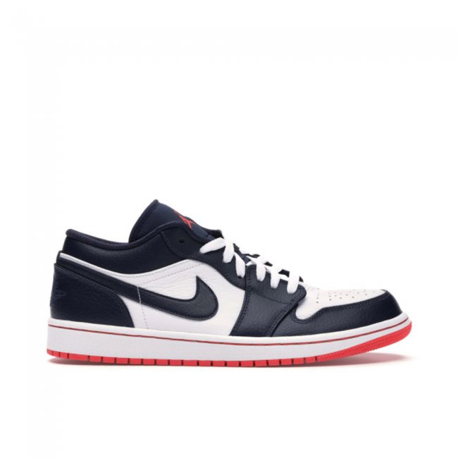 Air Jordan 1 Low Obsidian Ember Glow 553558-481