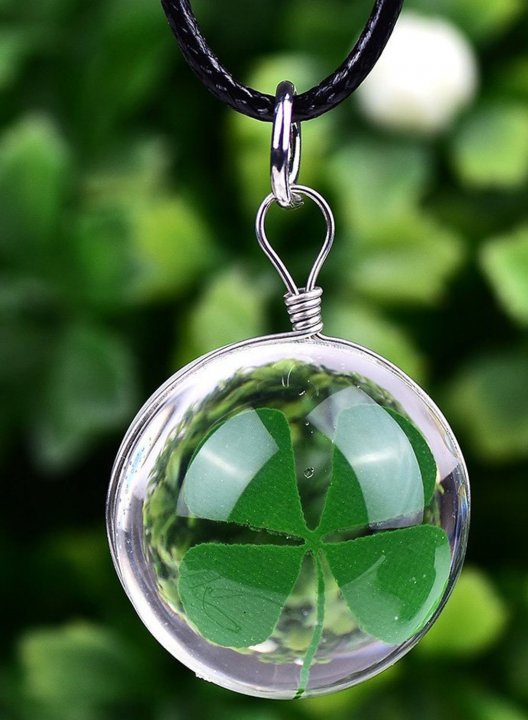 Women's Necklaces Fruits & Plants Glass Necklaces