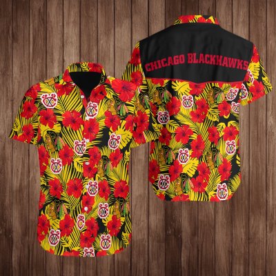 Team Hawaiian Hokey Team Flower Summer Shirt