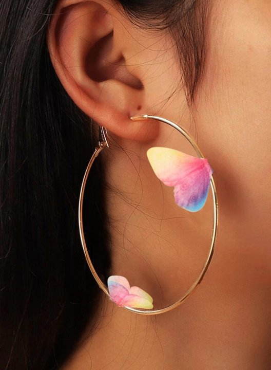 Women's Earrings Butterfly Solid Alloy Earrings