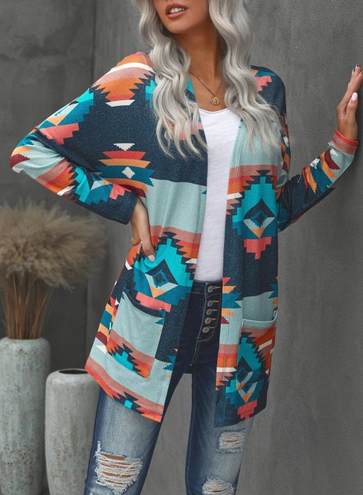 Ethnic Pattern Spring And Autumn Casual Outerwear