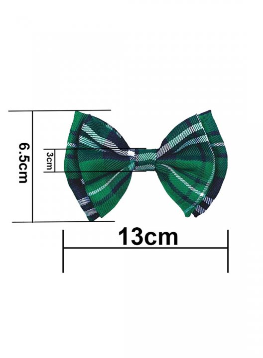 St. Patrick's Day Irish Plaid Hat And Bow Tie Suit