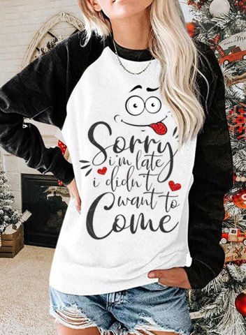 Women's Funny Shirt Sorry I'm Late I Didn't Want to Come T-shirts