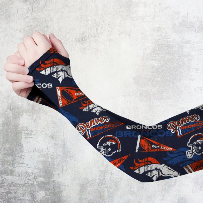 DENVER BRONCOS FOLLOW Cooling Arm Sleeves for Men & Women UV Protective Tattoo Cover Up