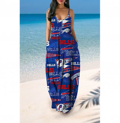 Buffalo Bills Women's Summer Suspender Dress
