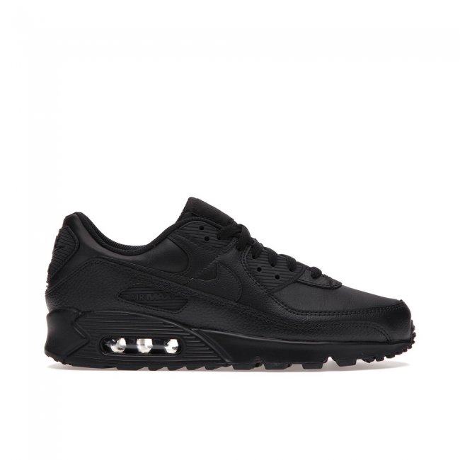 Nike Air Max 90 Triple Black Leather 2020 CZ5594-001