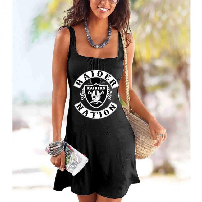 Oakland Raiders Women's sling casual dress