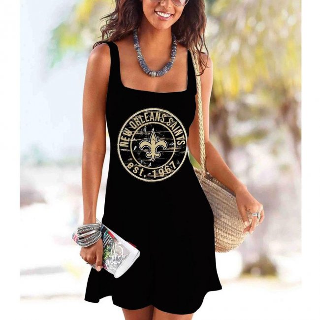 Summer square neck Beach Dress